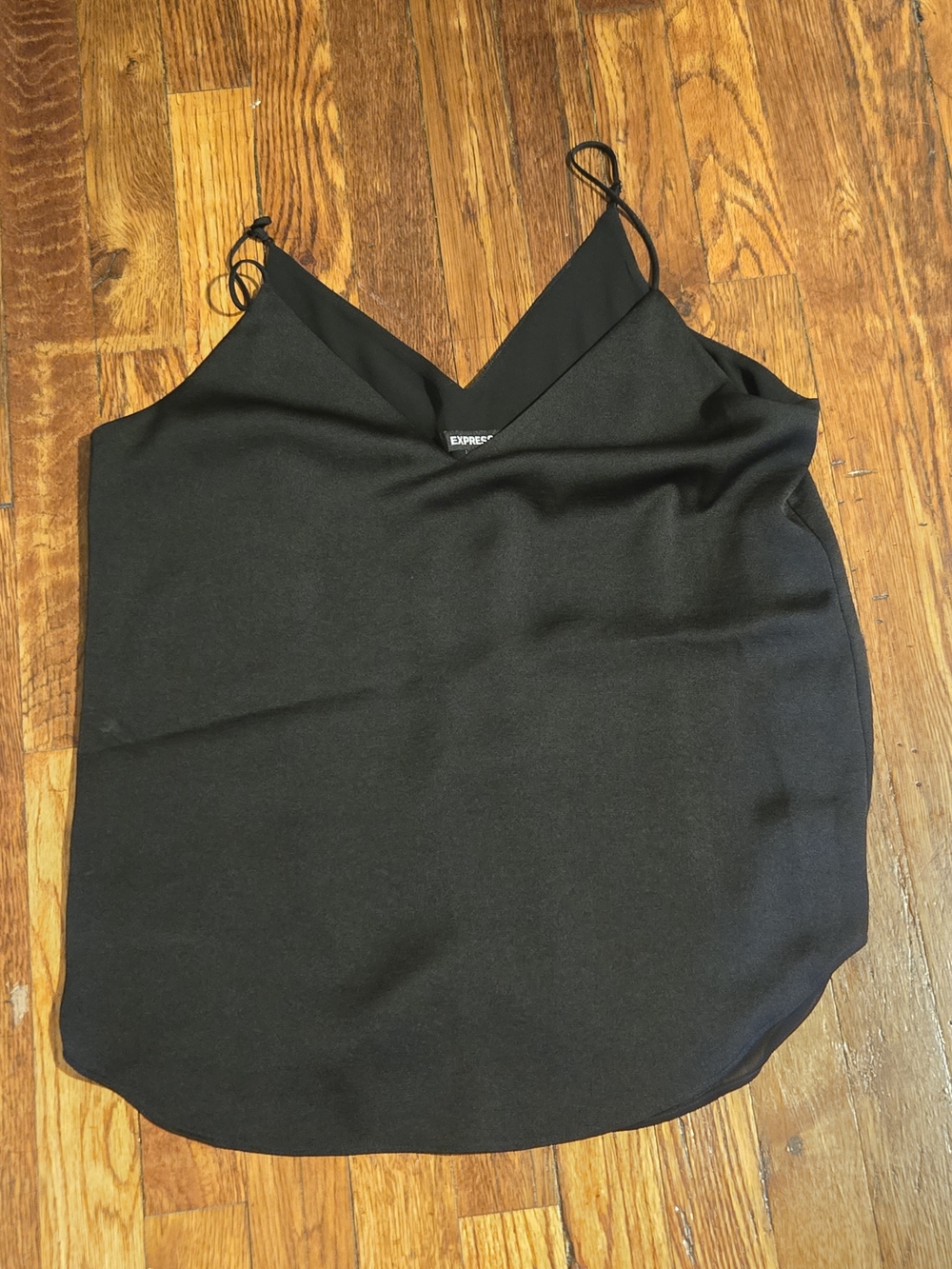 Express Black V-Neck Spaghetti Strap Cami